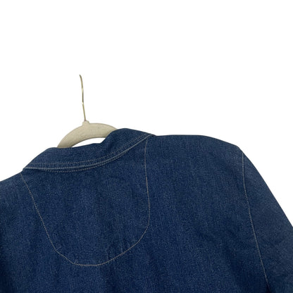 Koret City Blues Vintage Embroidered Denim Button Down Jacket