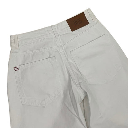 BDG White & Beige Color Block Patchwork High Rise Denim Pants