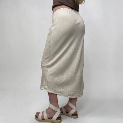 Hollister Beige Maxi Skirt