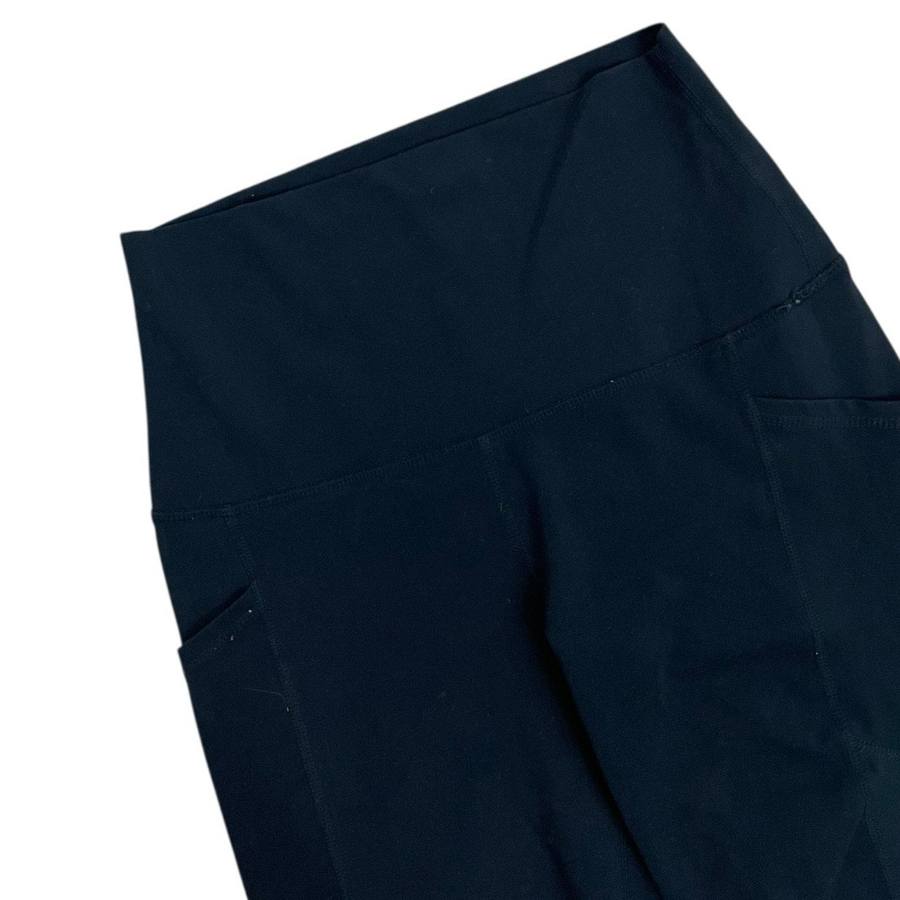 Navy Blue High Rise Active Leggings with Pockets