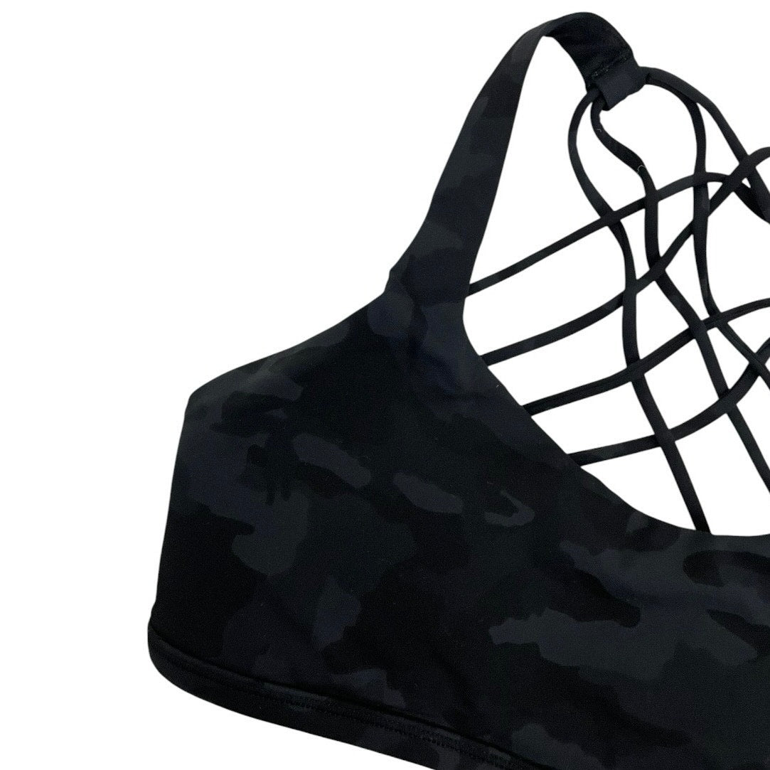 Lululemon Athletica Camouflage Strappy Back Active Sports Bra
