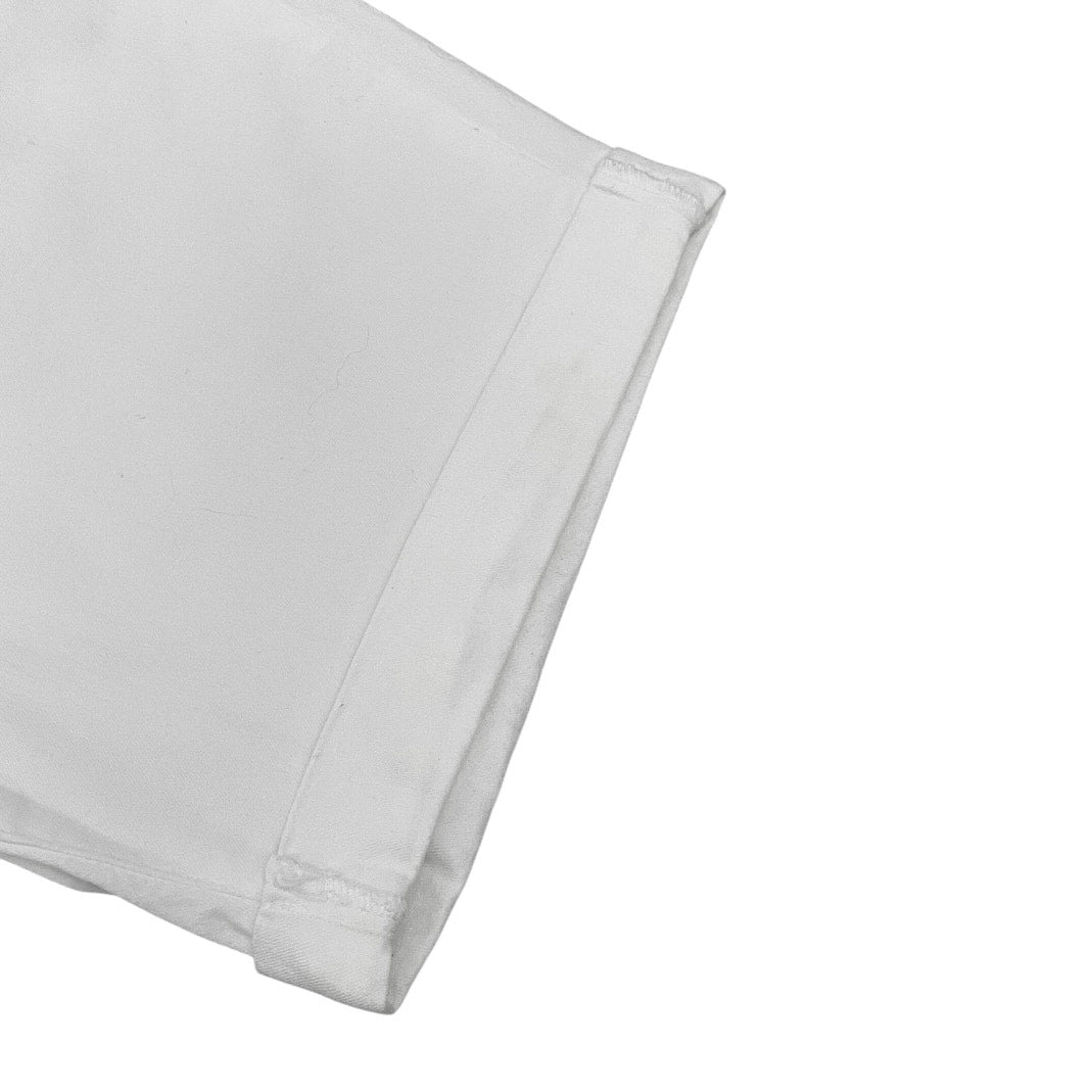 DKNY Jeans White Denim Mini Shorts