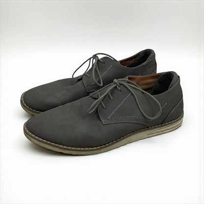 Madden Mens M-Caspon Grey Lace Up Oxford Sneakers Casual Dress Shoes