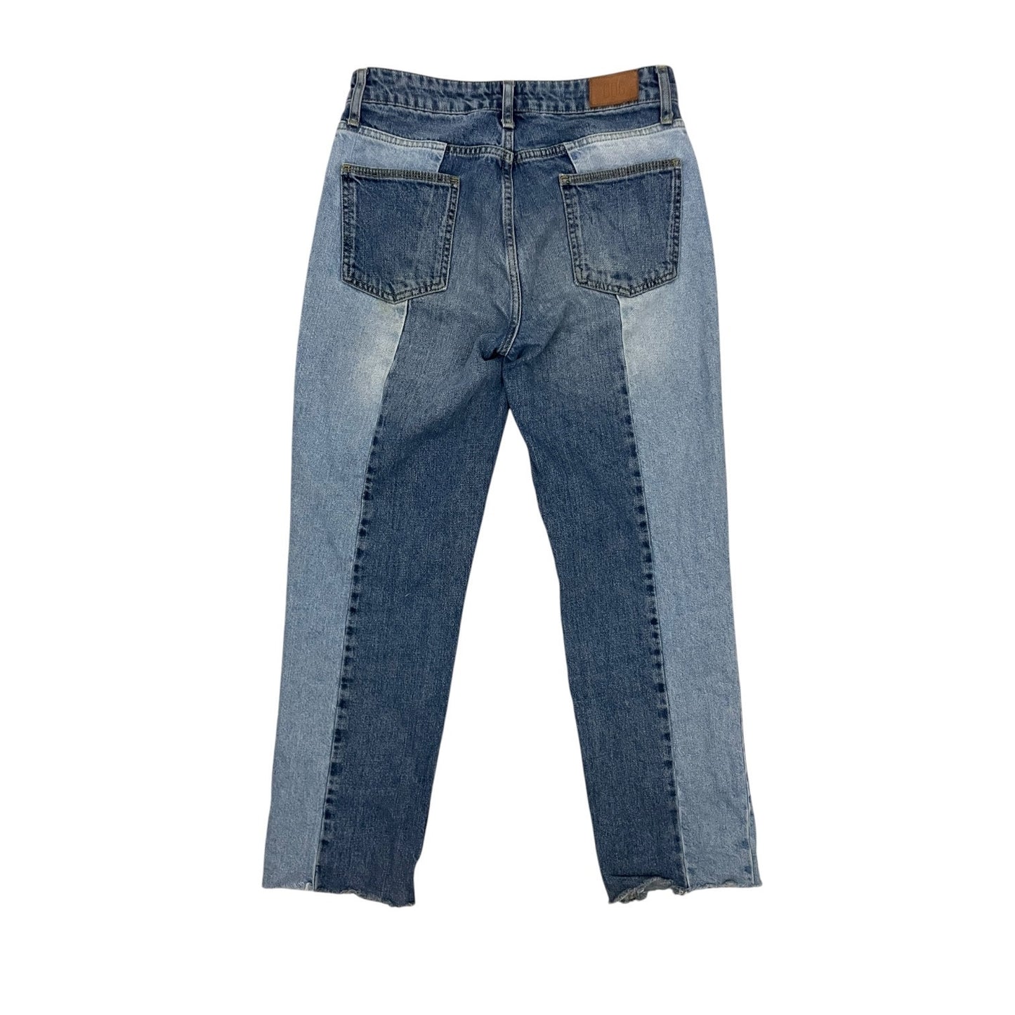 BDG Jessye Two Tone Paneled Patchwork High Rise Jeans