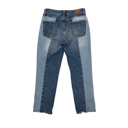 BDG Jessye Two Tone Paneled Patchwork High Rise Jeans
