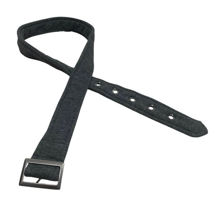Grey Chunky Fabric Belt