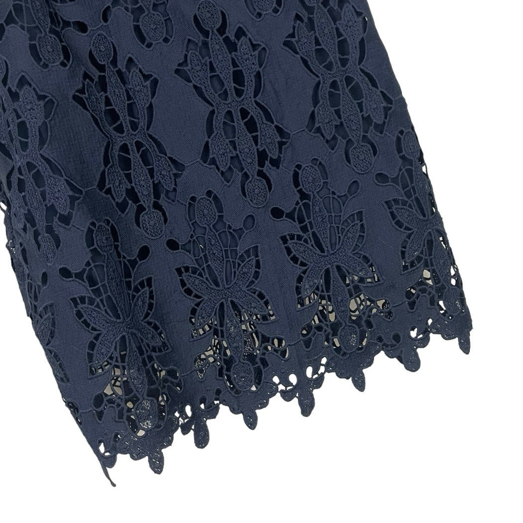 H&M Navy Blue Lace Mini Dress