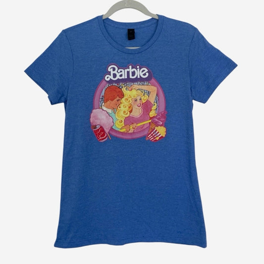Gildan Blue Barbie & Ken Short Sleeve Graphic Tee