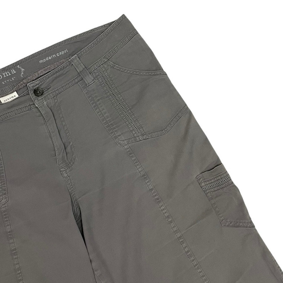 Sonoma Life + Style Grey Modern Capri Pants