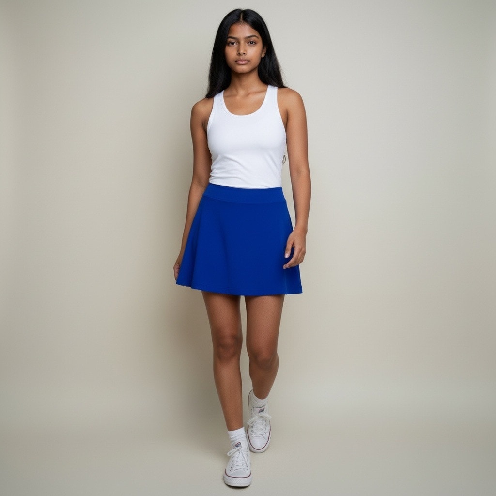 Athleta Blue Active Mini Skort