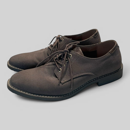 Guess Mens Brown Lace Up Dress Shoes