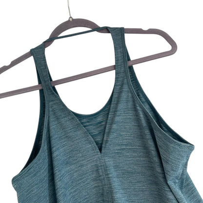 Adidas Athletic Blue Open Back Active Tank Top