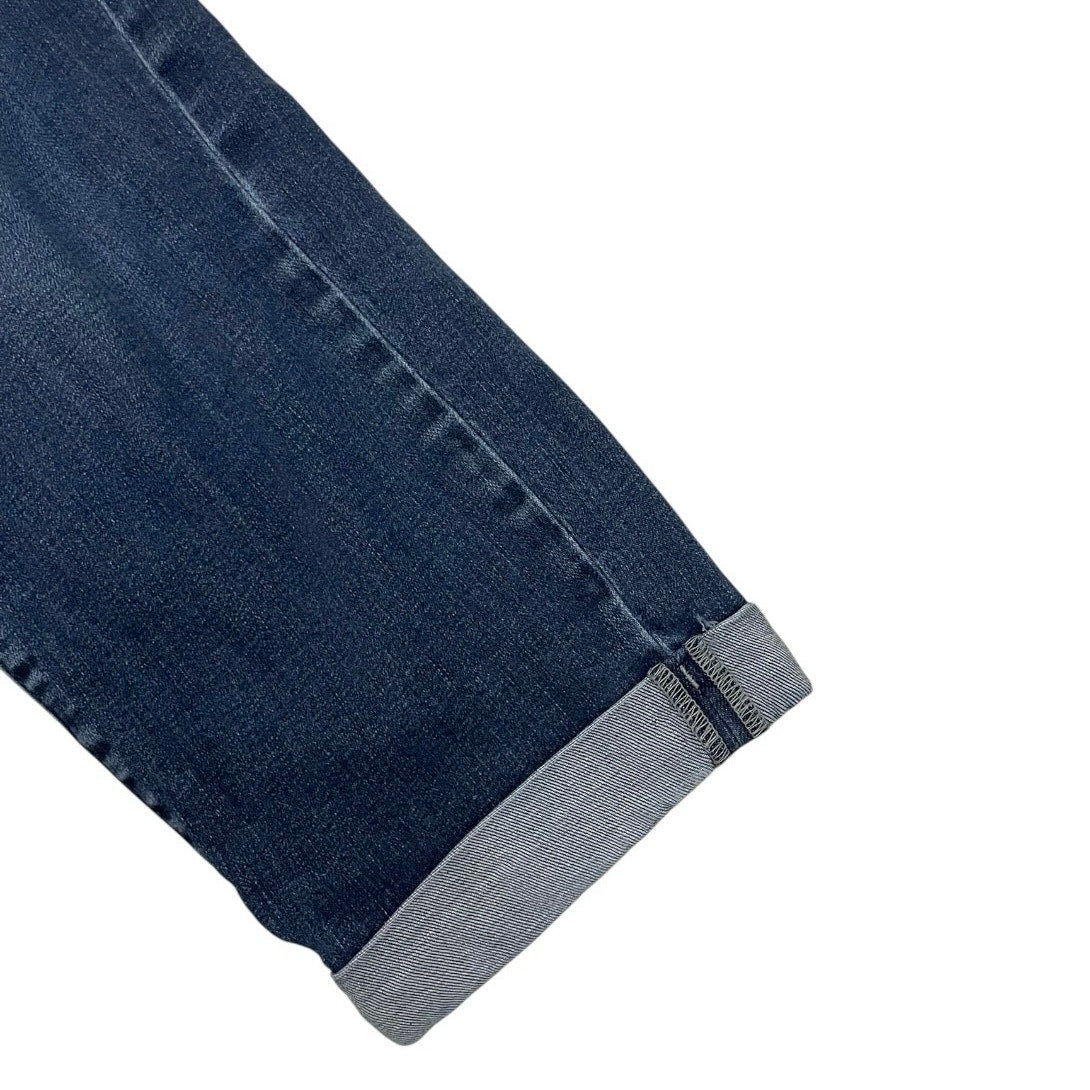 Liverpool Vintage Super Dark Cuffed Boyfriend Jeans