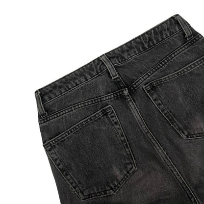 Topshop Black Moto Mom High Rise Jeans