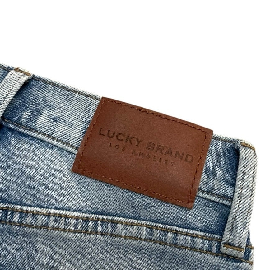 Lucky Brand Ava Mid Rise Crop Mini Bootcut Jeans