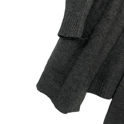J. Jill Grey Knit Wool Cardigan Sweater