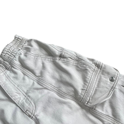 BDG Cream Relaxed Skate Jean Denim High Rise Utility Cargo Pants