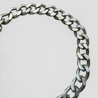 Silver Chain Breast Cancer Charm Bracelet