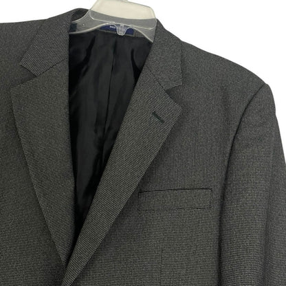 Arrow Mens Grey Blazer Suit Coat with Shoulder Pads