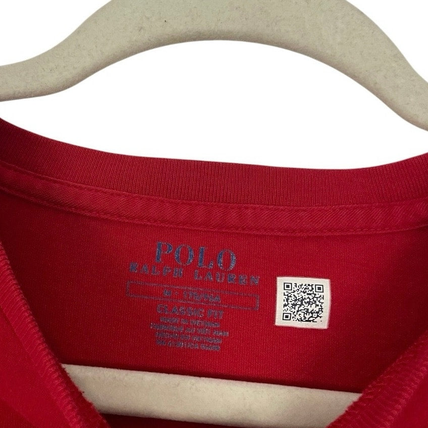 Polo Ralph Lauren Mens Red Short Sleeve Tee