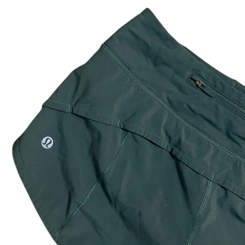 Lululemon Athletica Forest Green Active Mini Shorts