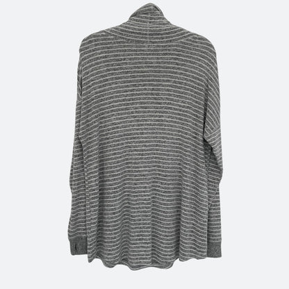 Boxercraft Grey Striped Cowl Neck Sweatshirt