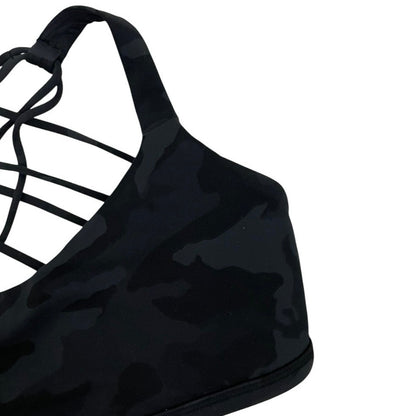 Lululemon Athletica Camouflage Strappy Back Active Sports Bra