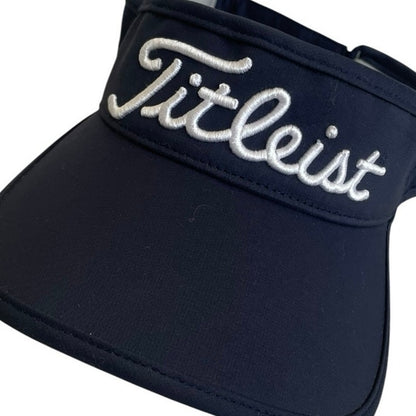 Titleist Navy Blue & White Embroidered Golf Visor