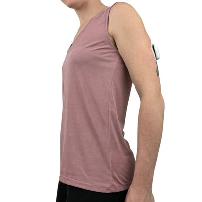 Lucky Brand Soft Pink V-Neck Tank Top