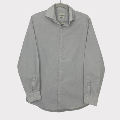 Ben Sherman Mens Tailored Slim Fit Polka Dot Long Sleeve Button Down