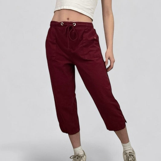 Salem Straits Vintage Maroon Cropped Pants