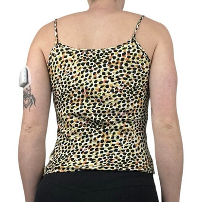 Final Touch Polka Dot Cowl Neck Tank Top