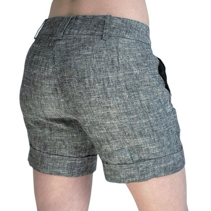 Darjoni Grey Mini Shorts