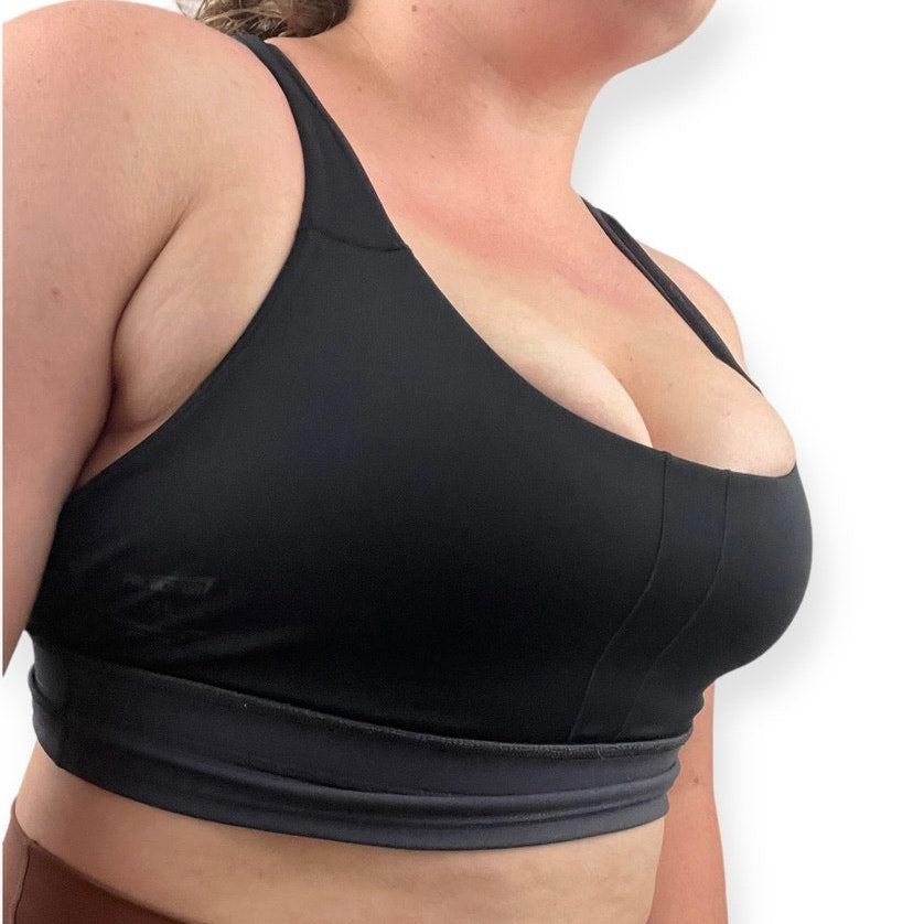 ProMover Grey Lady Aurora Strappy Athletic Sports Bra