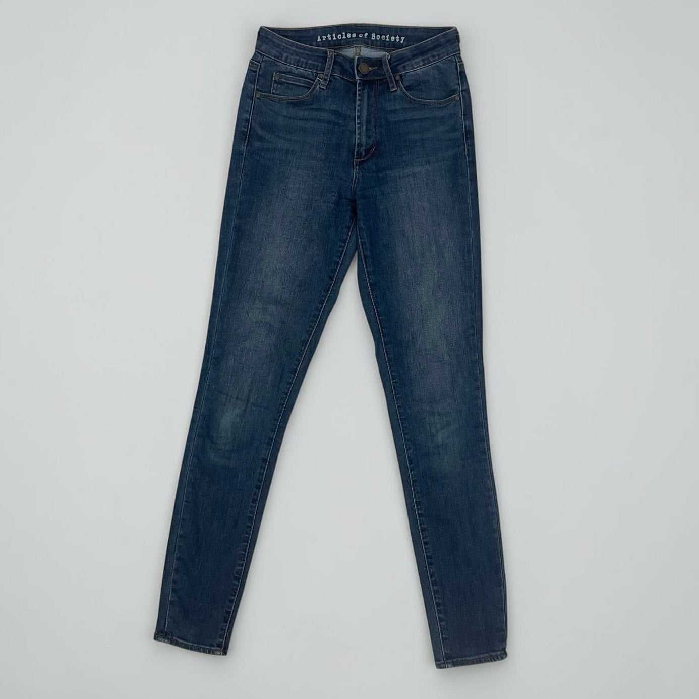 Articles of Society Dark Wash High Rise Skinny Jeans