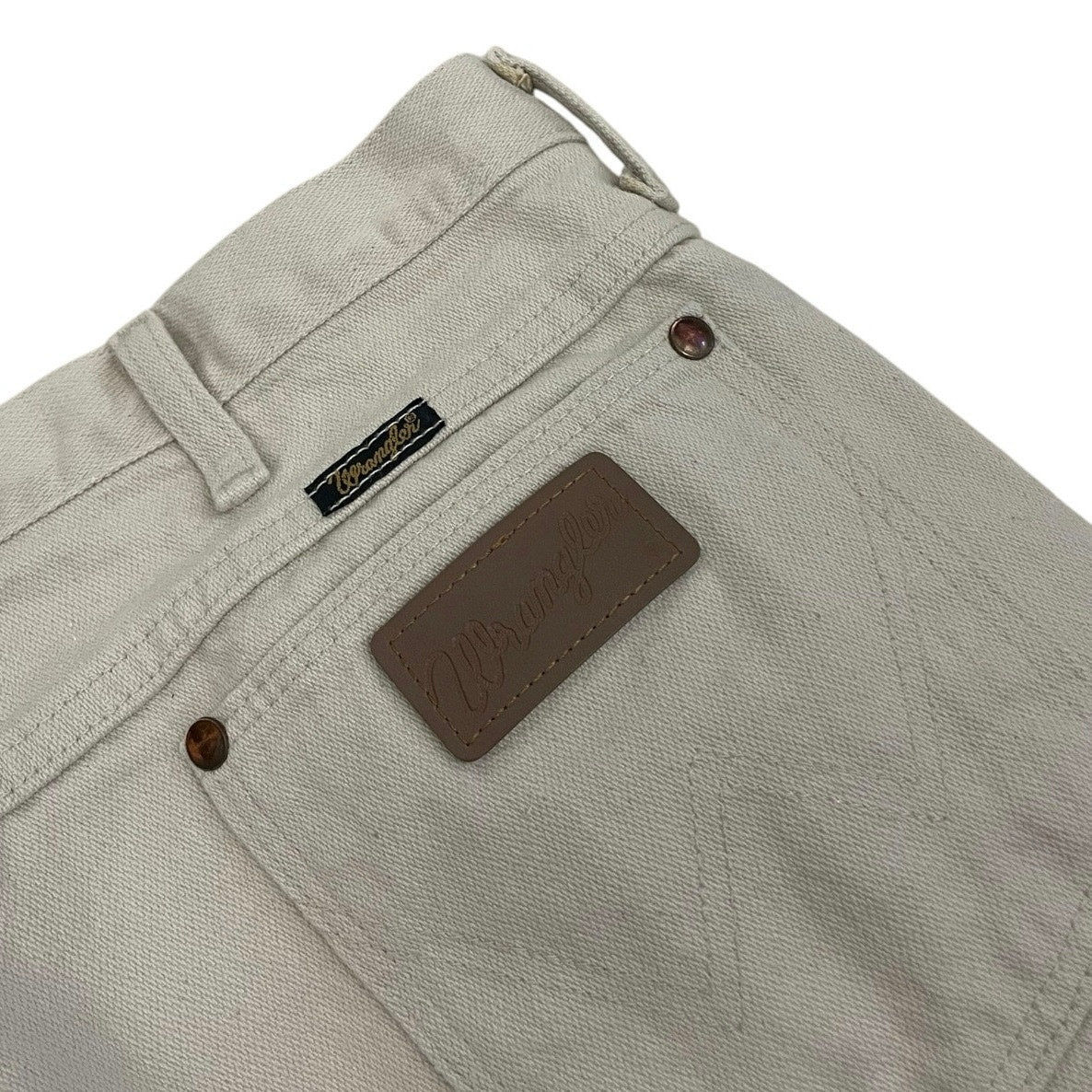 Wrangler Mens Beige Cotton Pants