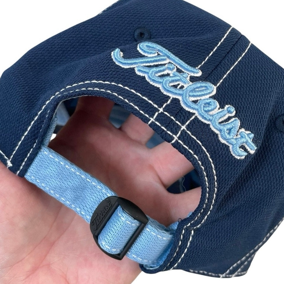 Titleist Blue Color Block Strapback Golf Hat