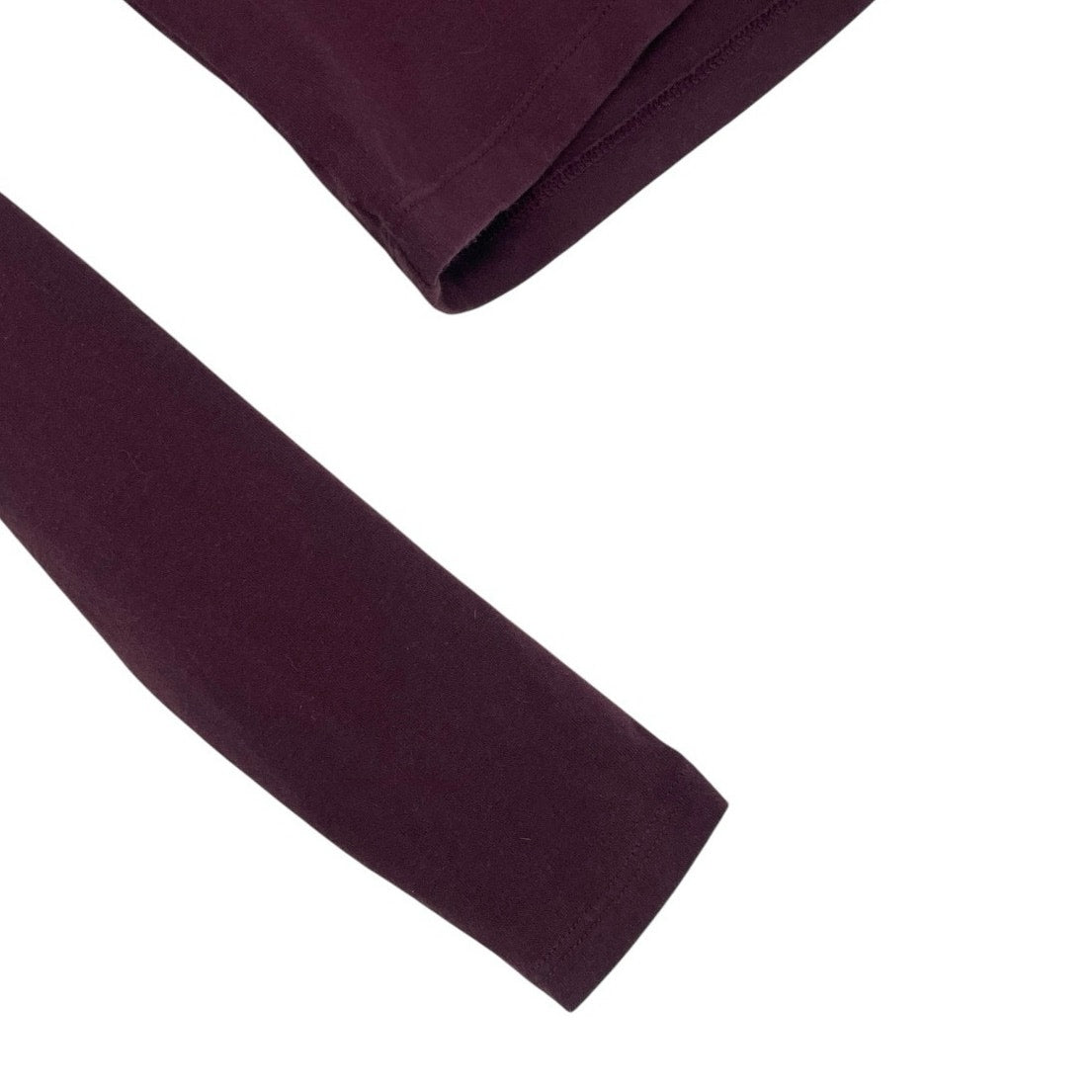 Charlotte Russe Plum Cropped Long Sleeve Top