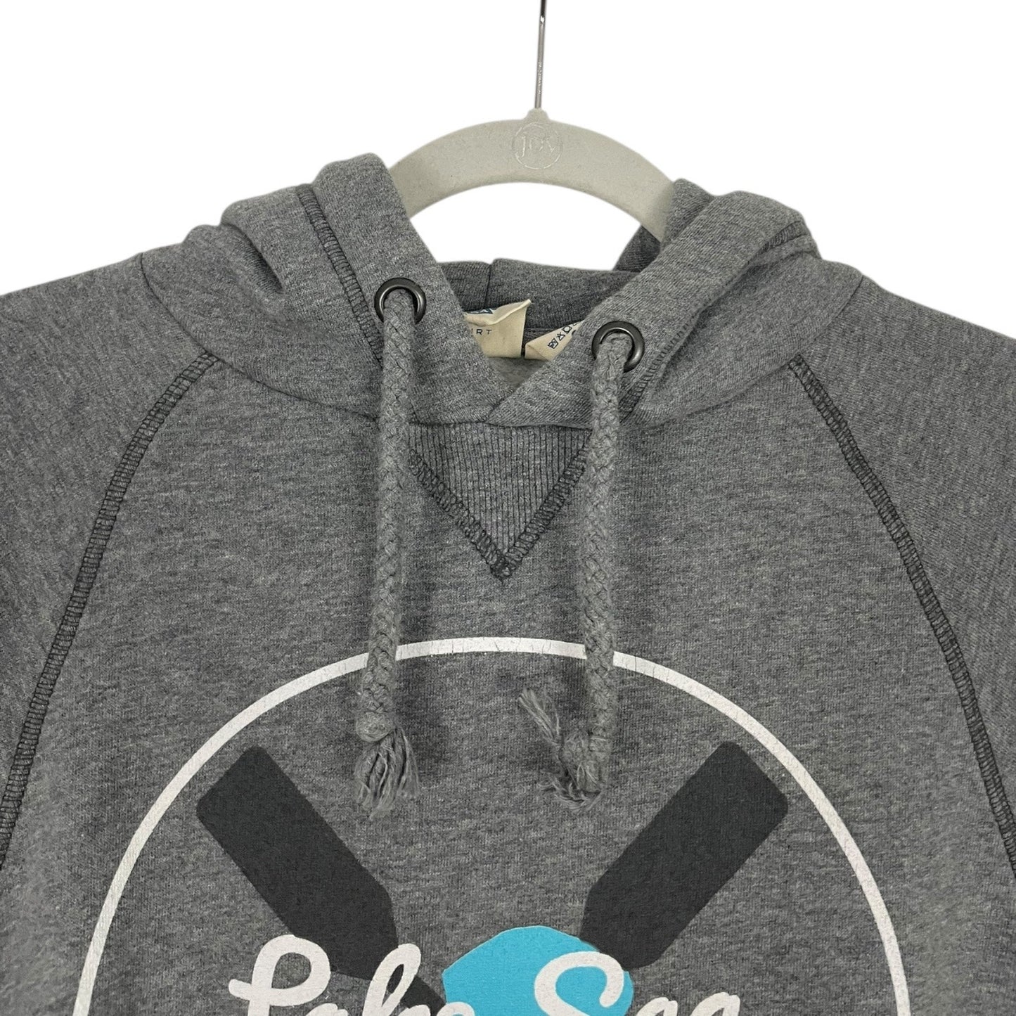 Blue 84 Grey Lake Sag Hoodie Sweatshirt