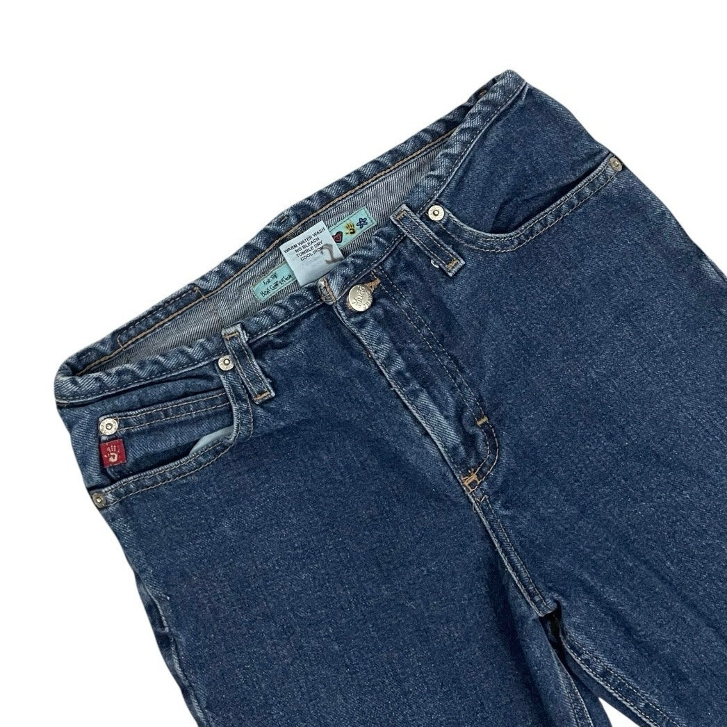 Mudd Vintage Juniors Dark Wash Low Rise Flare Jeans