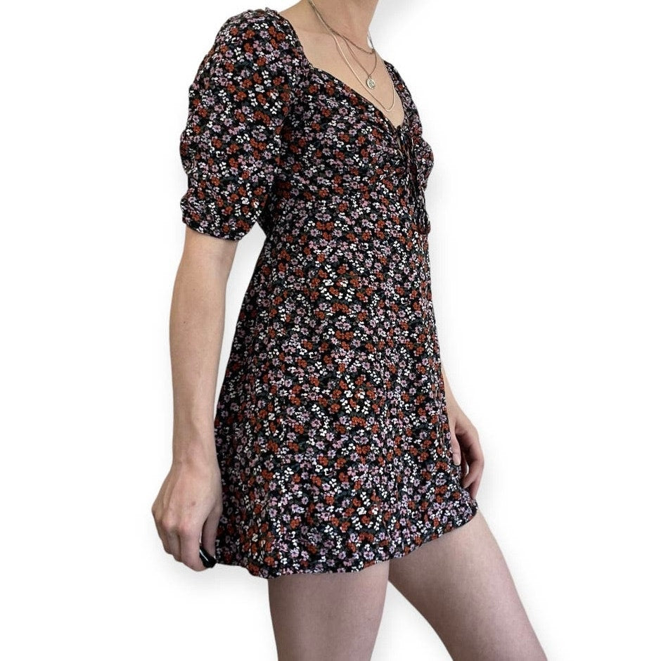 Wild Fable Floral Puff Sleeve Mini Dress