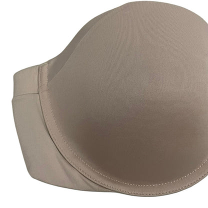 Maidenform Beige Strapless Padded Underwire Silky Bra