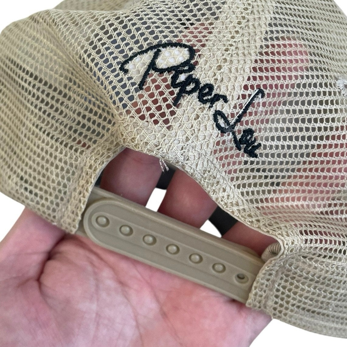Adams Graphic Distressed Snapback Trucker Hat