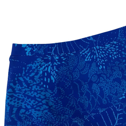 NWT Coolibar Blue Abstract Print UPF 50+ Active Mini Skort