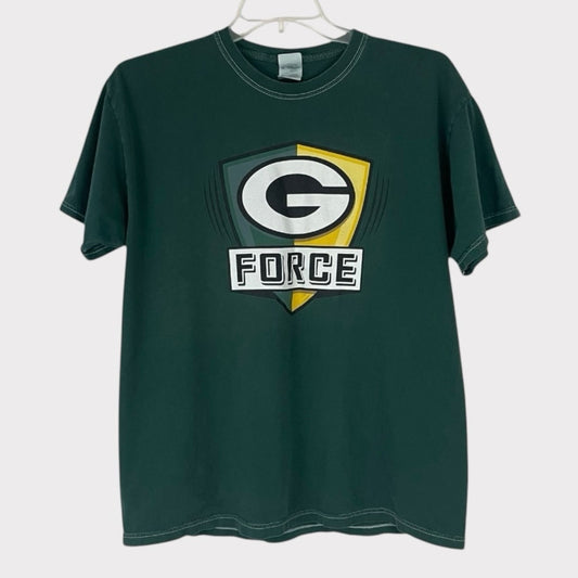 Fruit of the Loom Green Packers Force Short Sleeve Graphic Tee