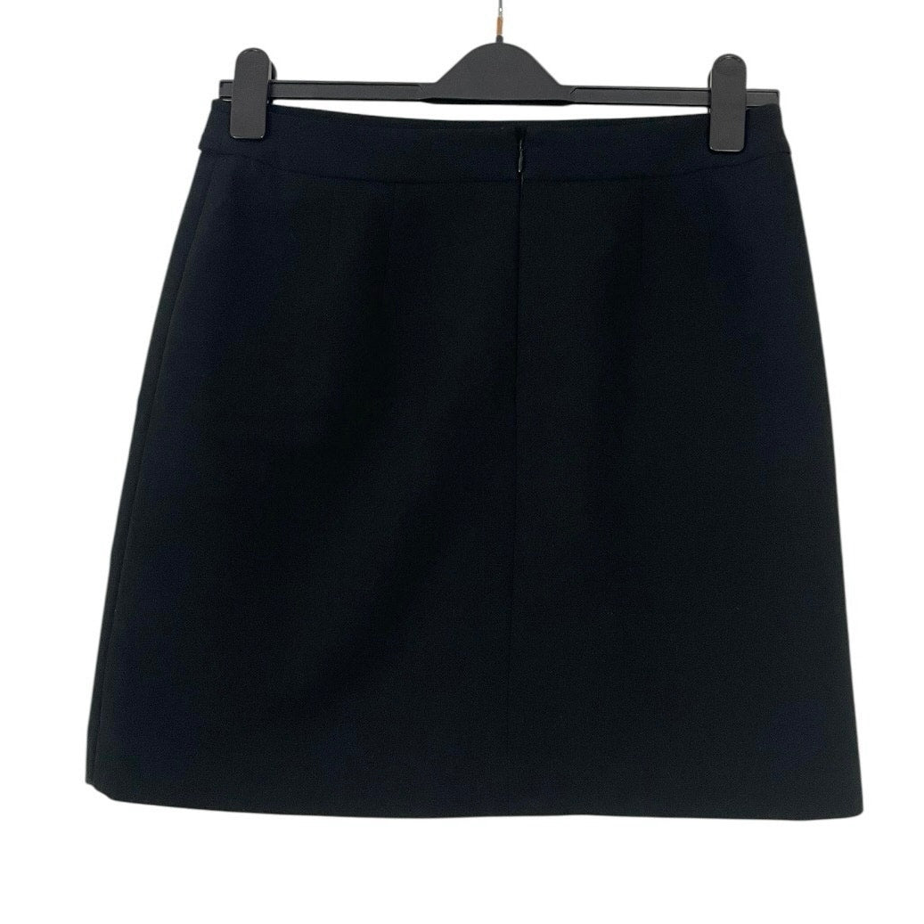 Ann Taylor LOFT Black A-Line Mini Skirt