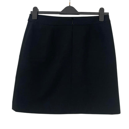 Ann Taylor LOFT Black A-Line Mini Skirt