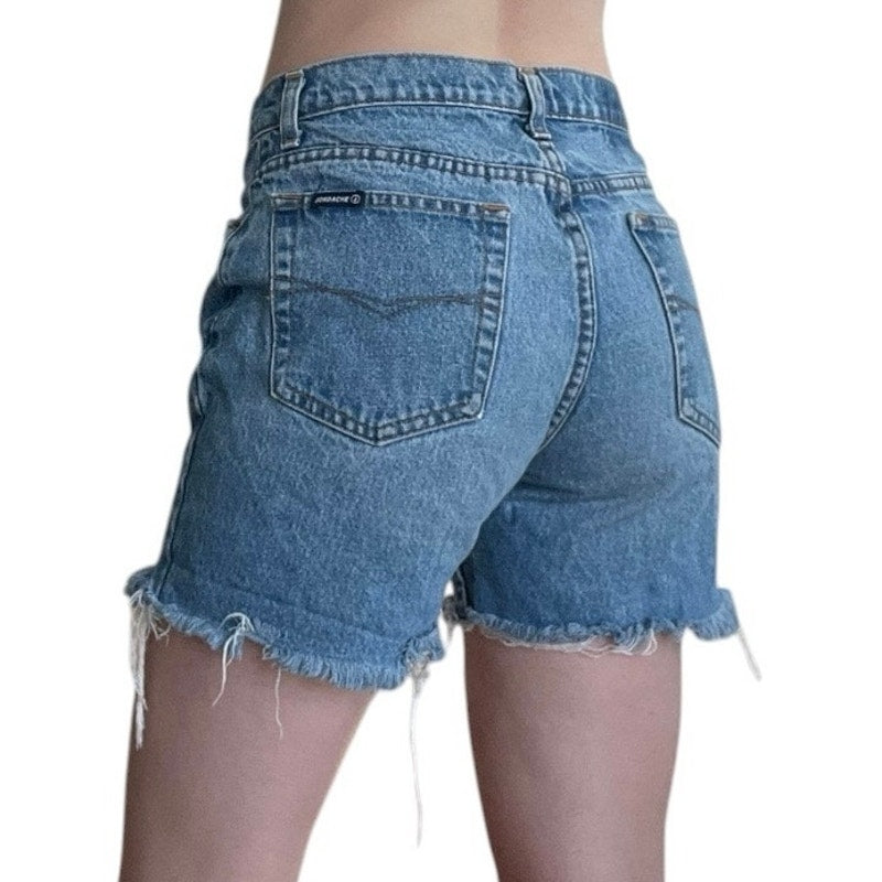 Jordache Denim Midi High Rise Jean Shorts