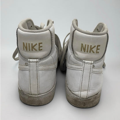 Nike White Blazer Mid '77 Distressed Sneakers