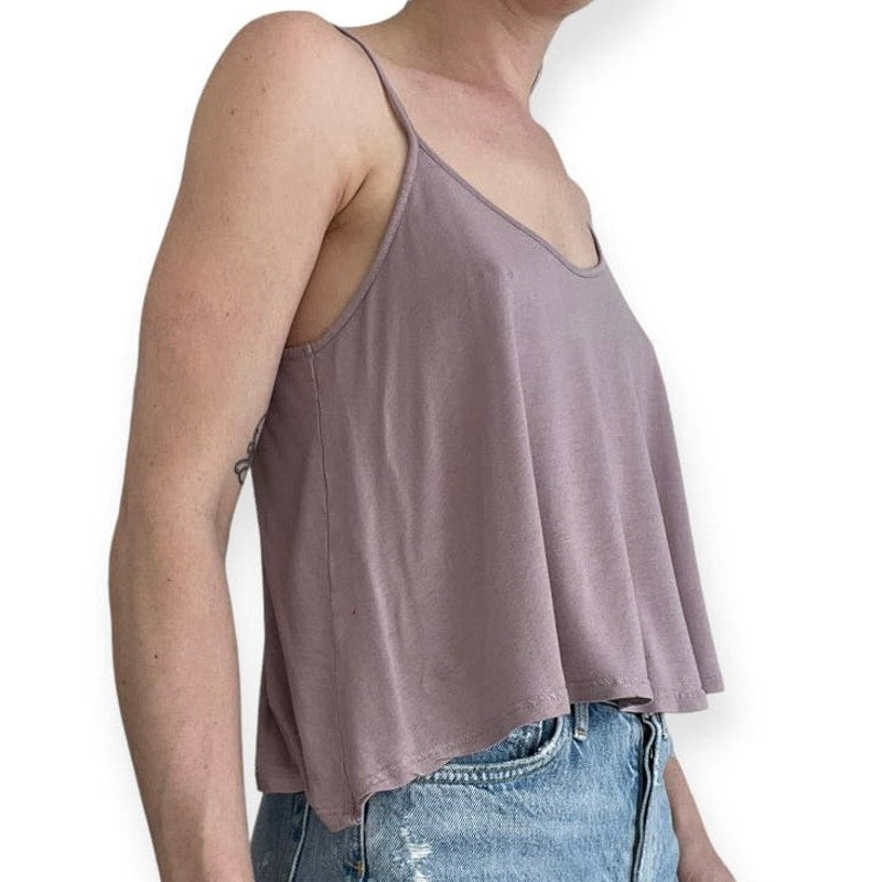 Lush Soft and Stretchy Lavender Billowy Tank Top